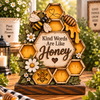 Kind Words Are Like Honey garden wood decor