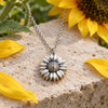 Closed Sunflower Locket