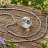 Dandelion Seed Globe Necklace
