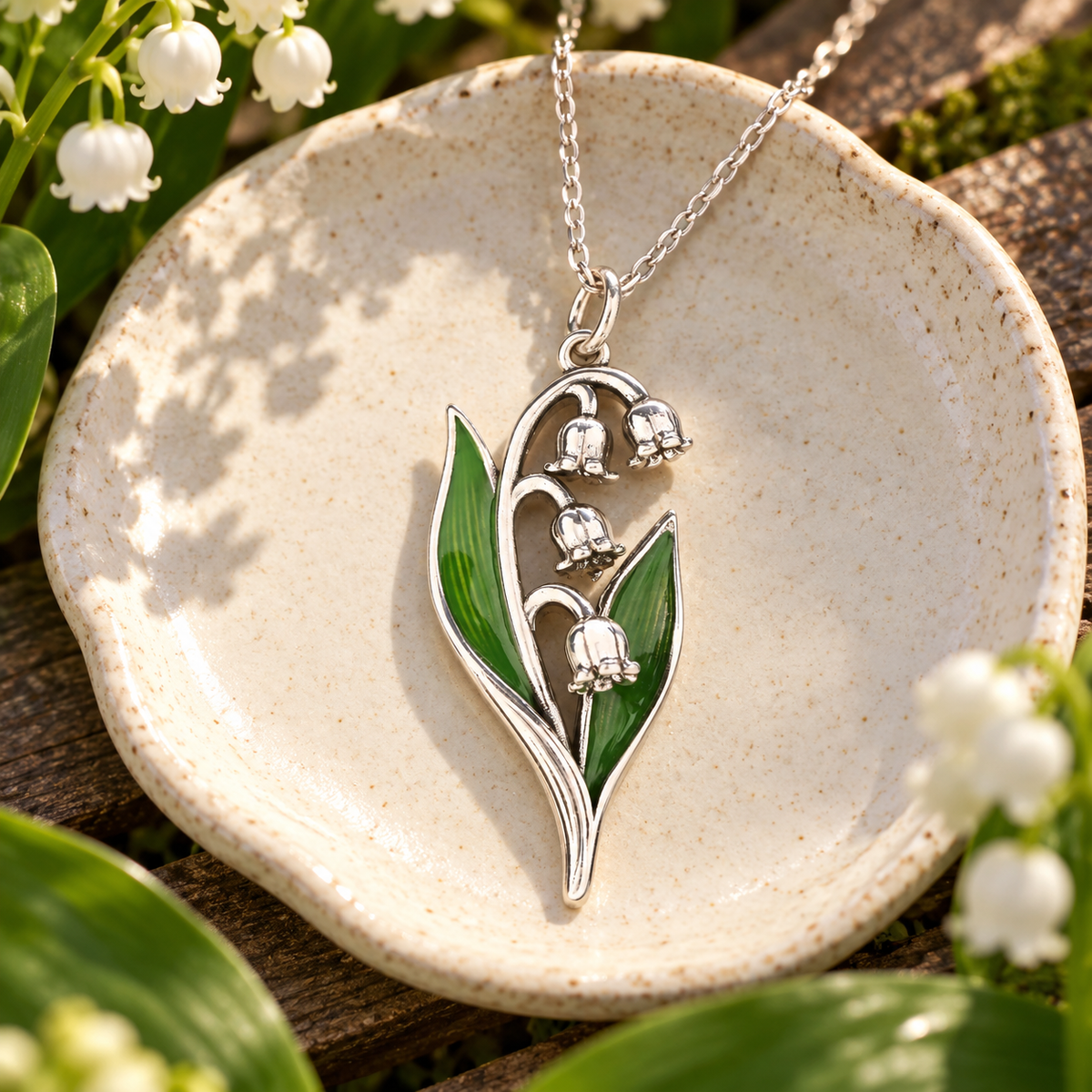 Lily Valley Long Necklace