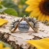 Open Sunflower Message Locket