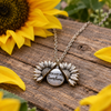 Open Sunflower Sunshine Locket