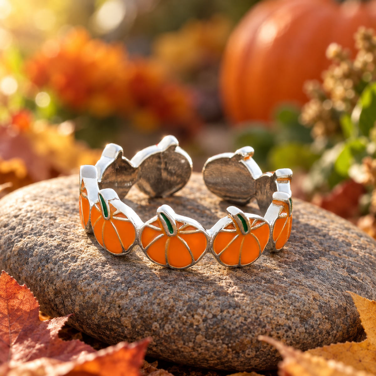 Orange Pumpkin Cuff