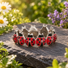Red Ladybug Cuff