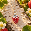 Red Strawberry Necklace