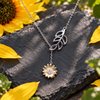 Sunflower Leaf Necklace