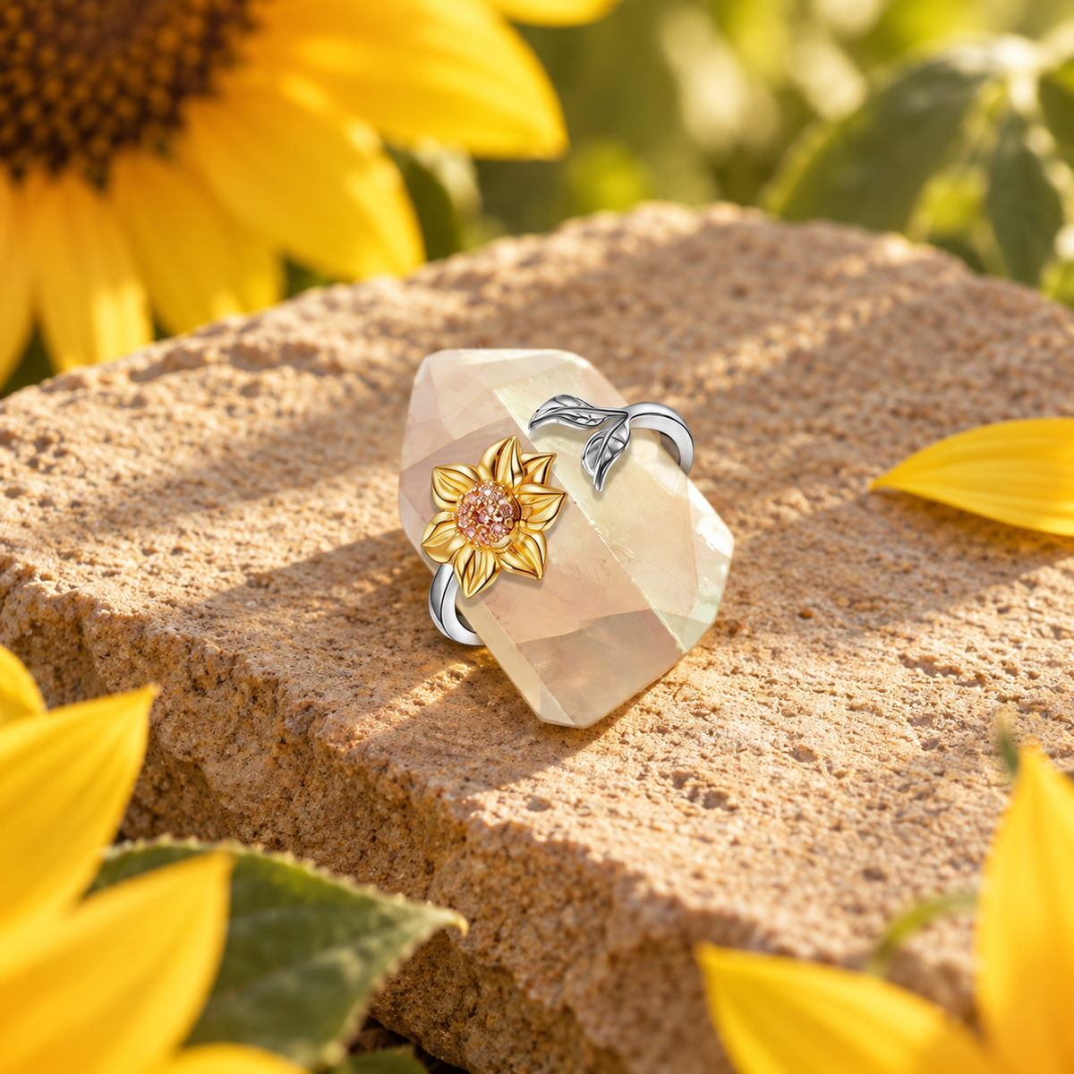 Sunflower Statement Ring