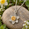Two-Tone Daffodil Necklace